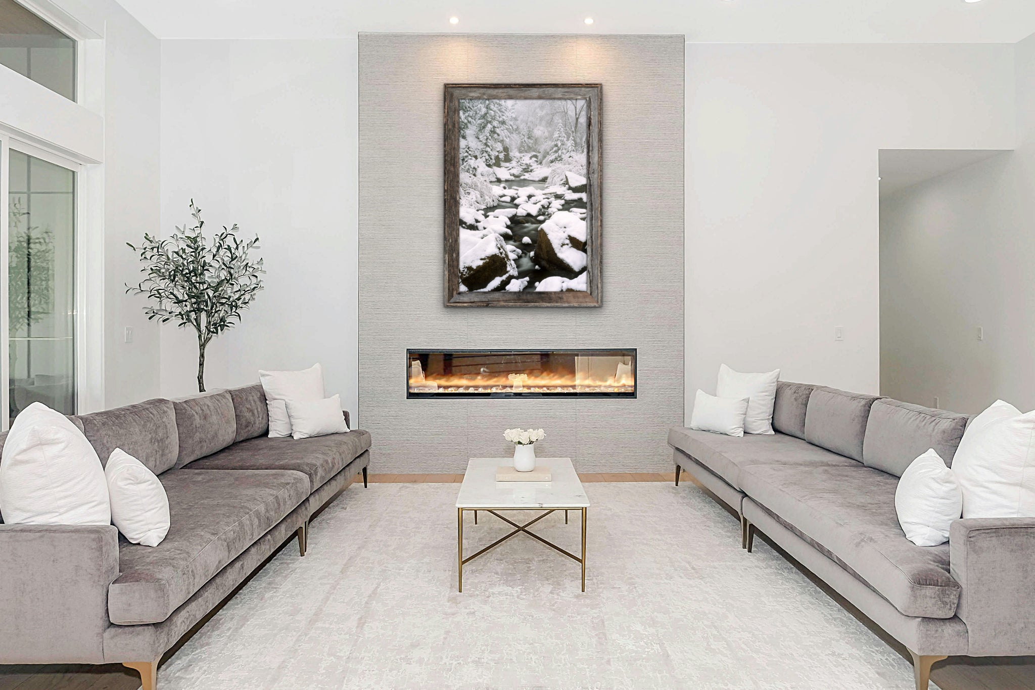 South Saint Vrain in Snow