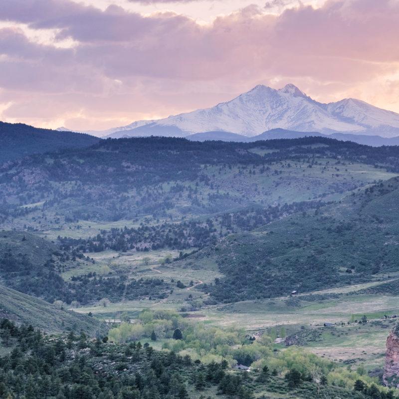Longs Peak and Hall Ranch