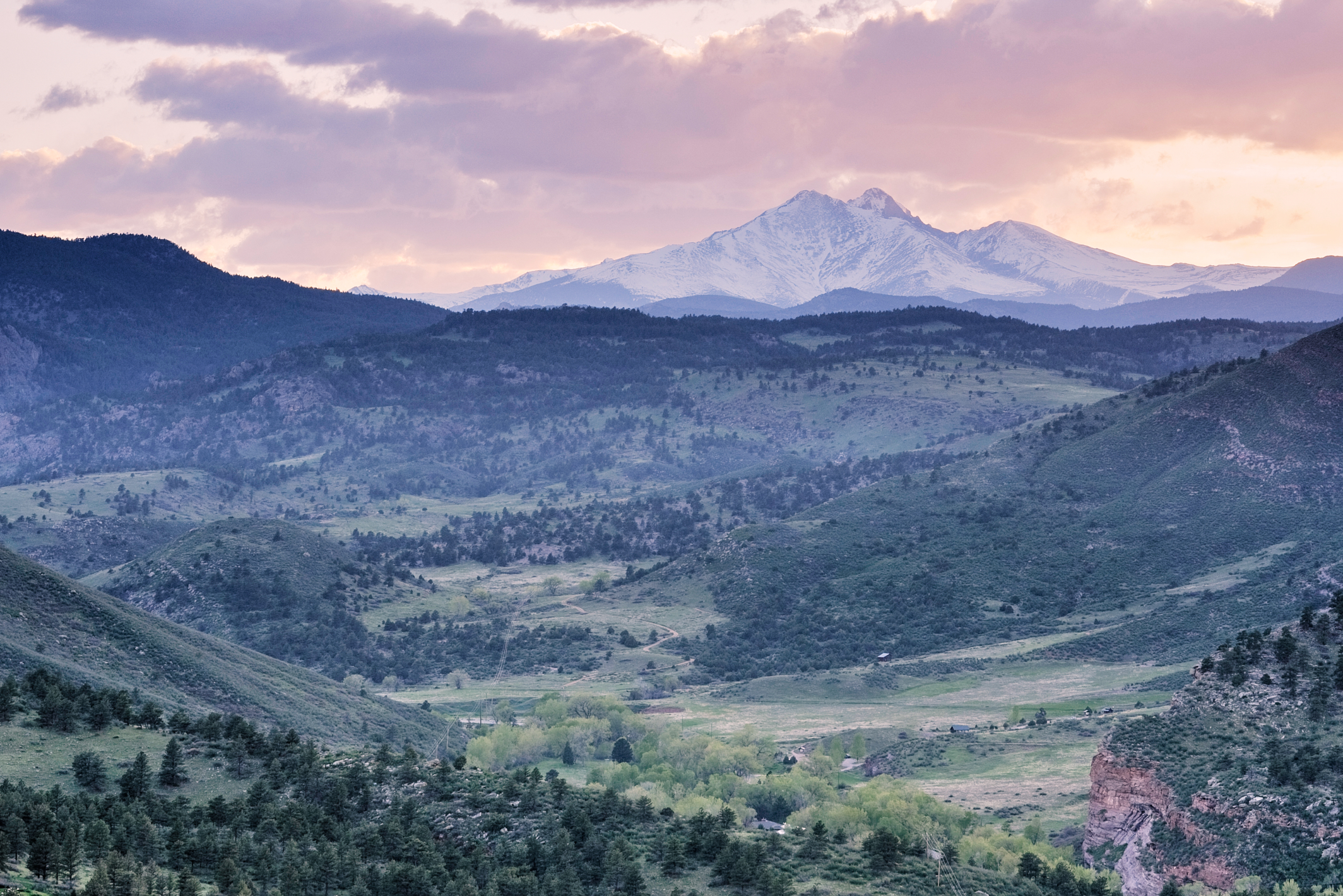 Longs Peak and Hall Ranch